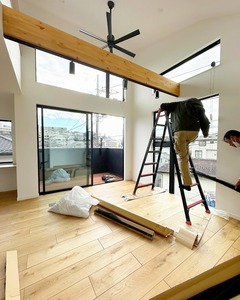 ゆうゆう邸、完成間近です!