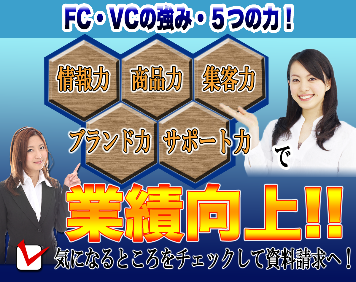 FC・VCの強み・５つの力で業績向上