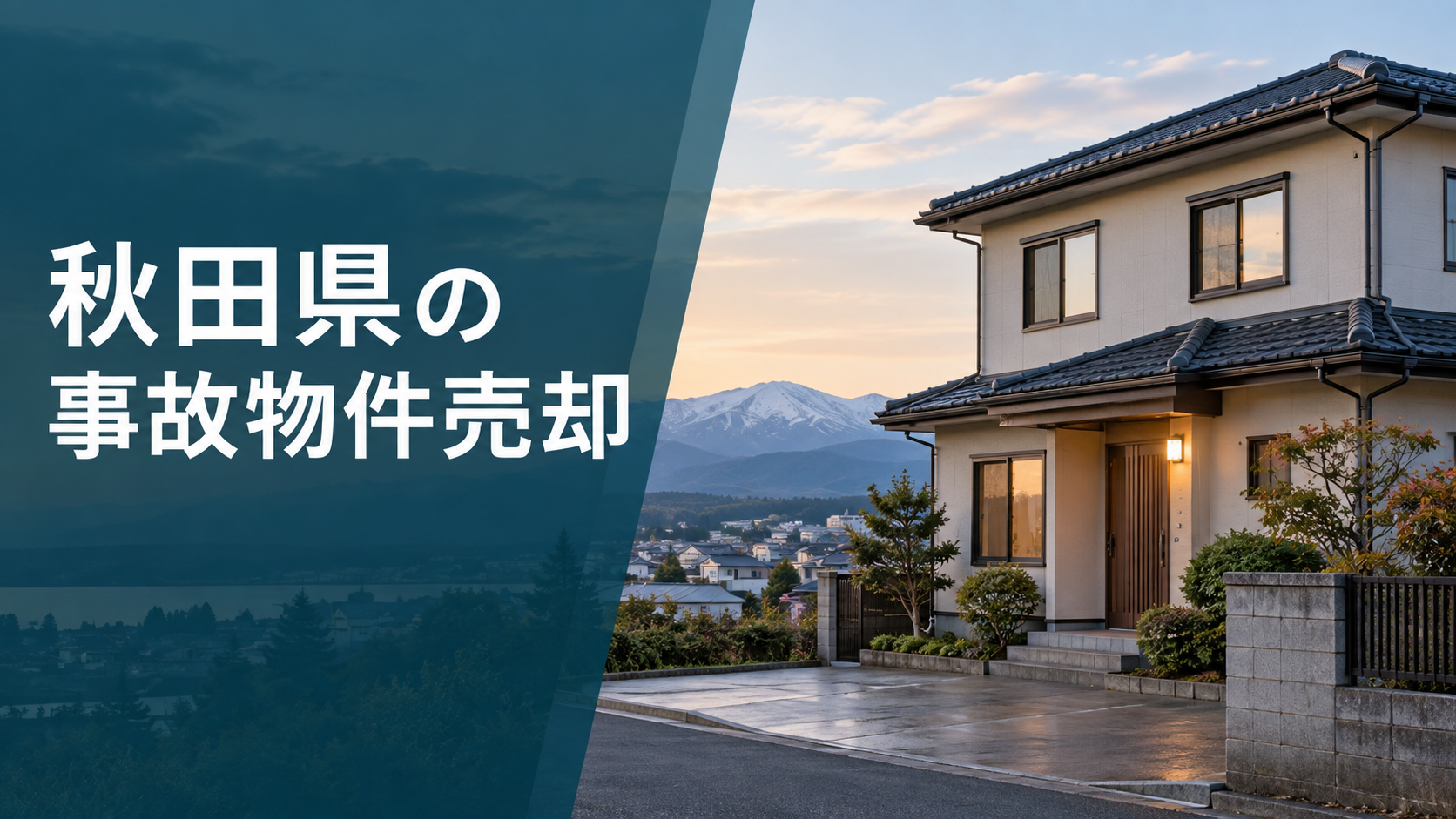 秋田県の事故物件売却のアイキャッチ画像