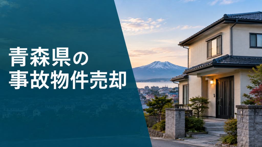青森県の事故物件売却のアイキャッチ画像