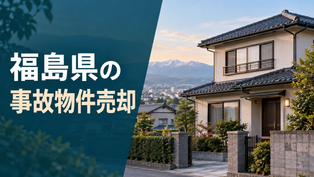 福島県の事故物件売却のアイキャッチ画像