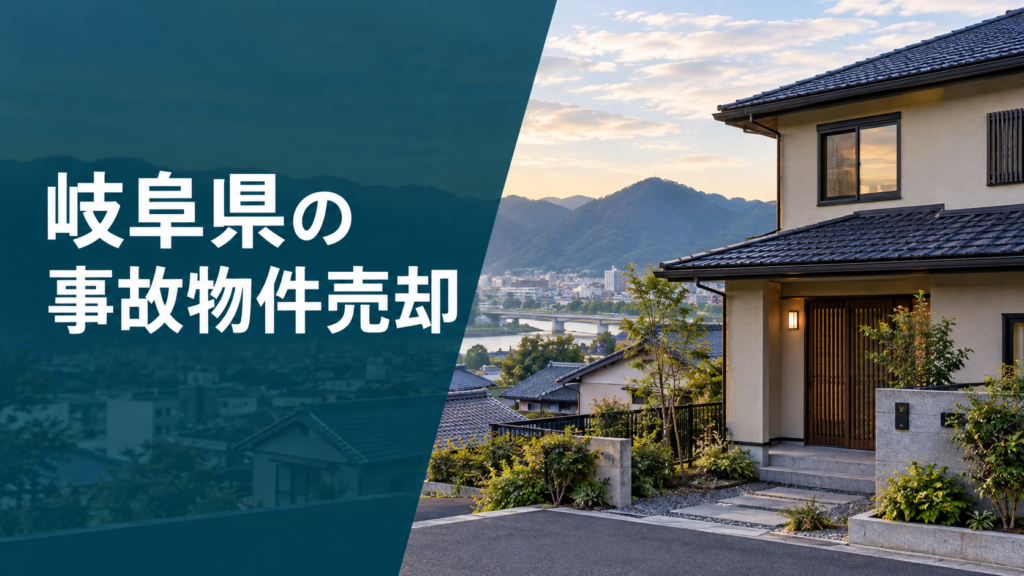 岐阜県の事故物件売却のアイキャッチ画像