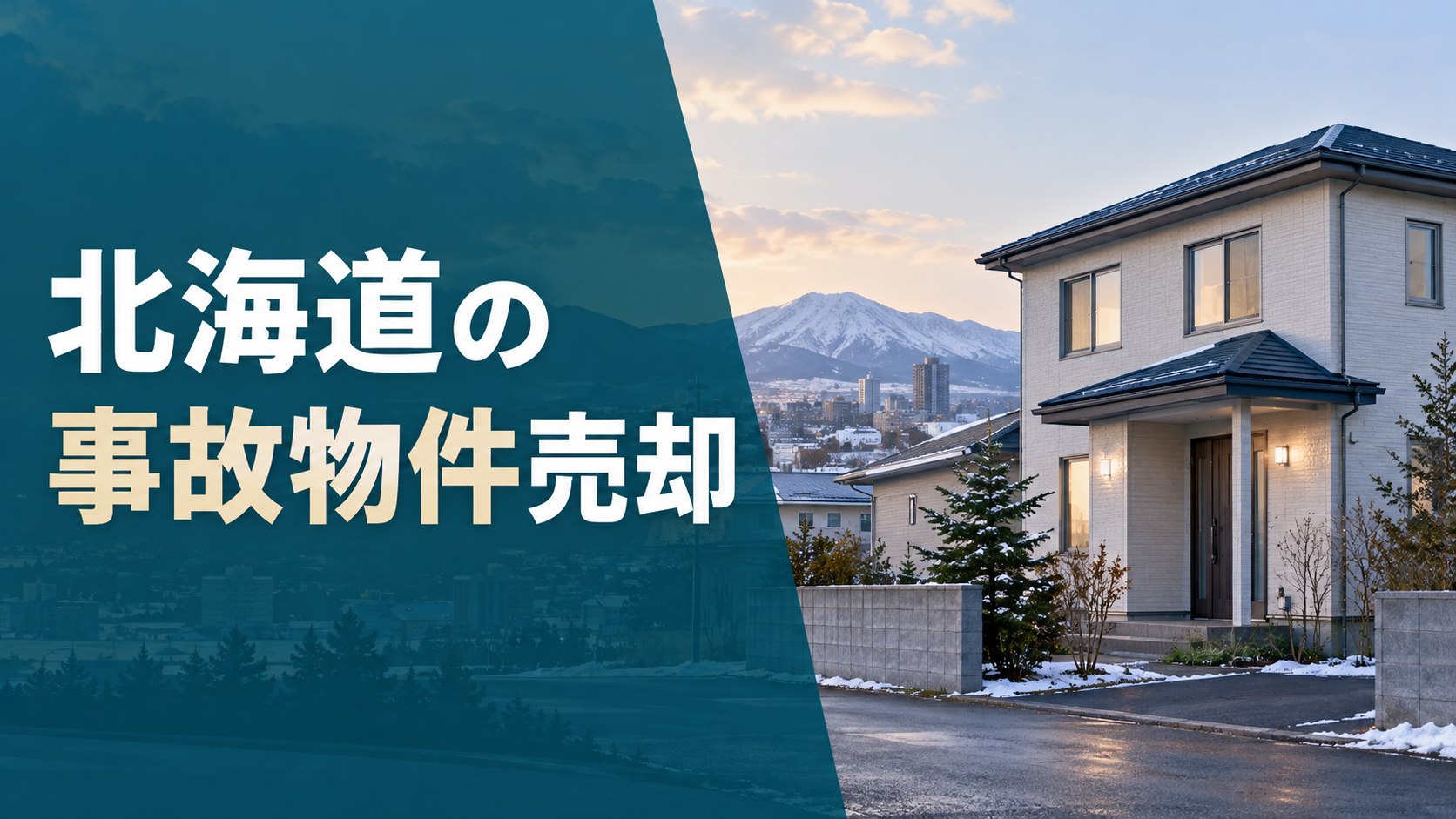 北海道の事故物件売却のアイキャッチ画像