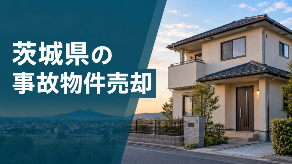 茨城県の事故物件売却のアイキャッチ画像
