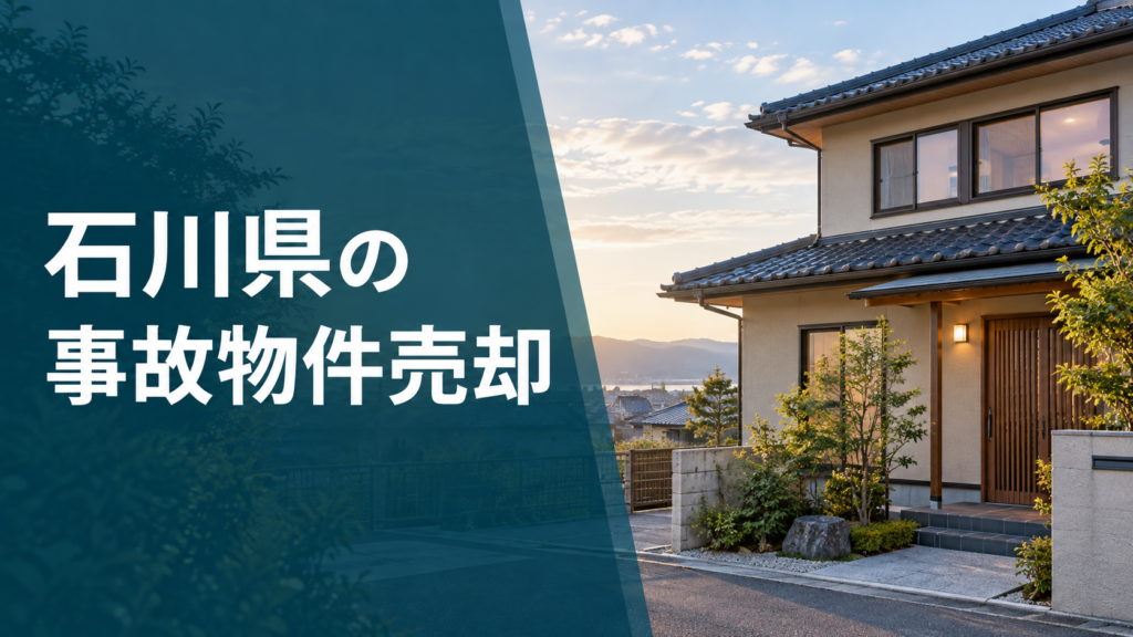 石川県の事故物件売却のアイキャッチ画像