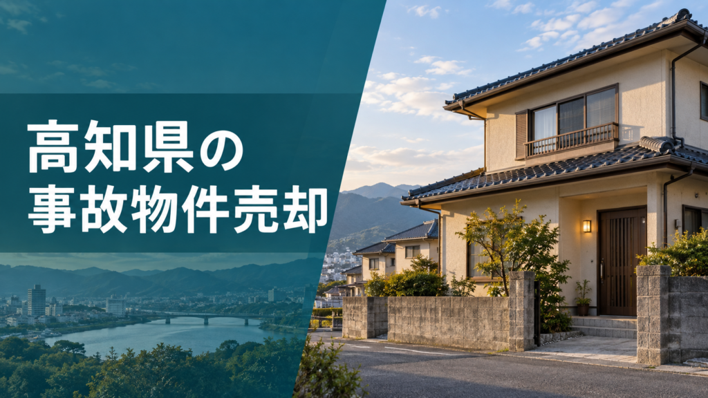 高知県の事故物件売却のアイキャッチ画像