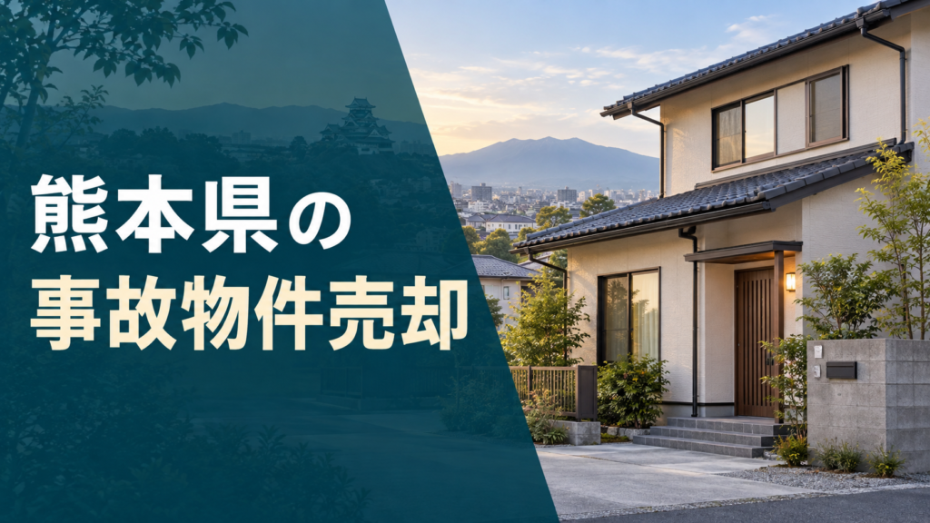 熊本県の事故物件売却のアイキャッチ画像