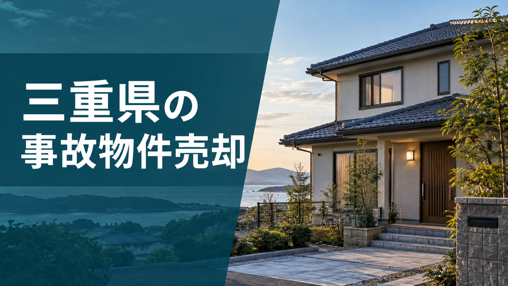 三重県の事故物件売却のアイキャッチ画像