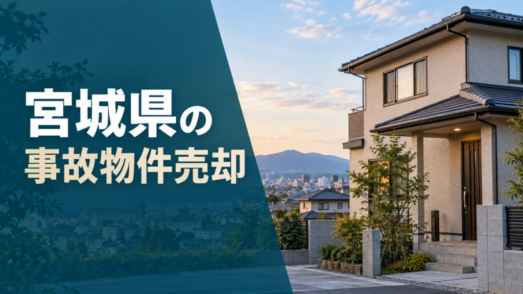 宮城県の事故物件売却のアイキャッチ画像