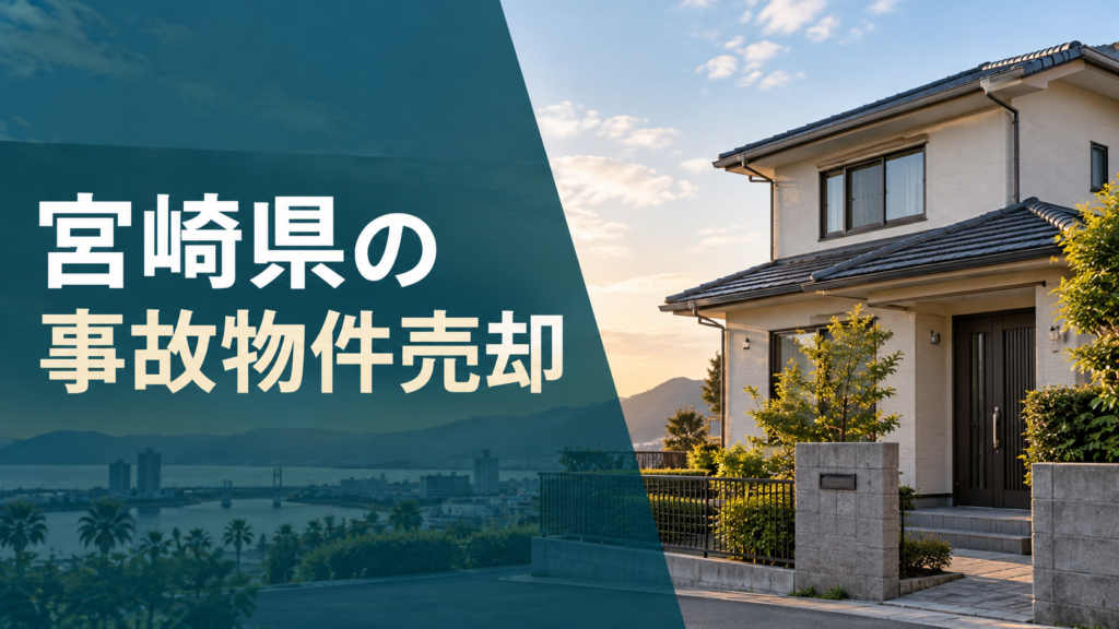 宮崎県の事故物件売却のアイキャッチ画像