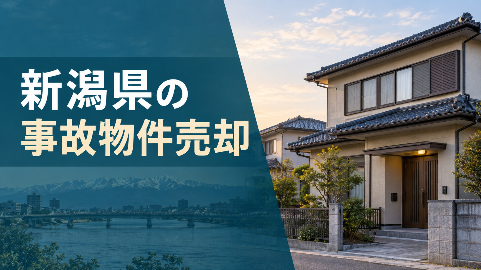 新潟県の事故物件売却のアイキャッチ画像