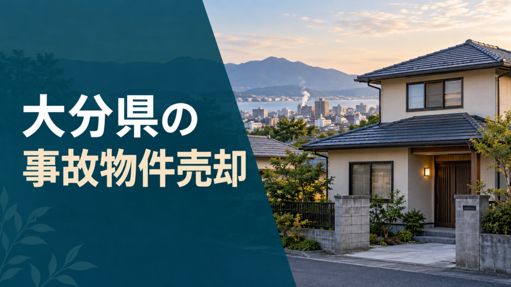 大分県の事故物件売却のアイキャッチ画像