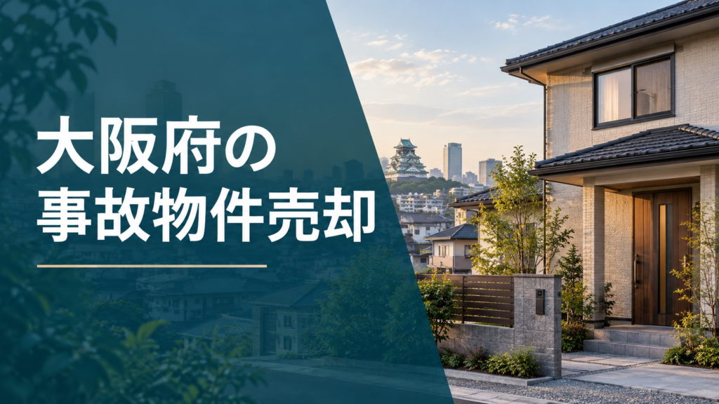 大阪府の事故物件売却のアイキャッチ画像