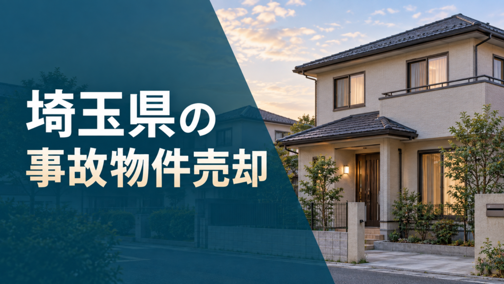 埼玉県の事故物件売却のアイキャッチ画像