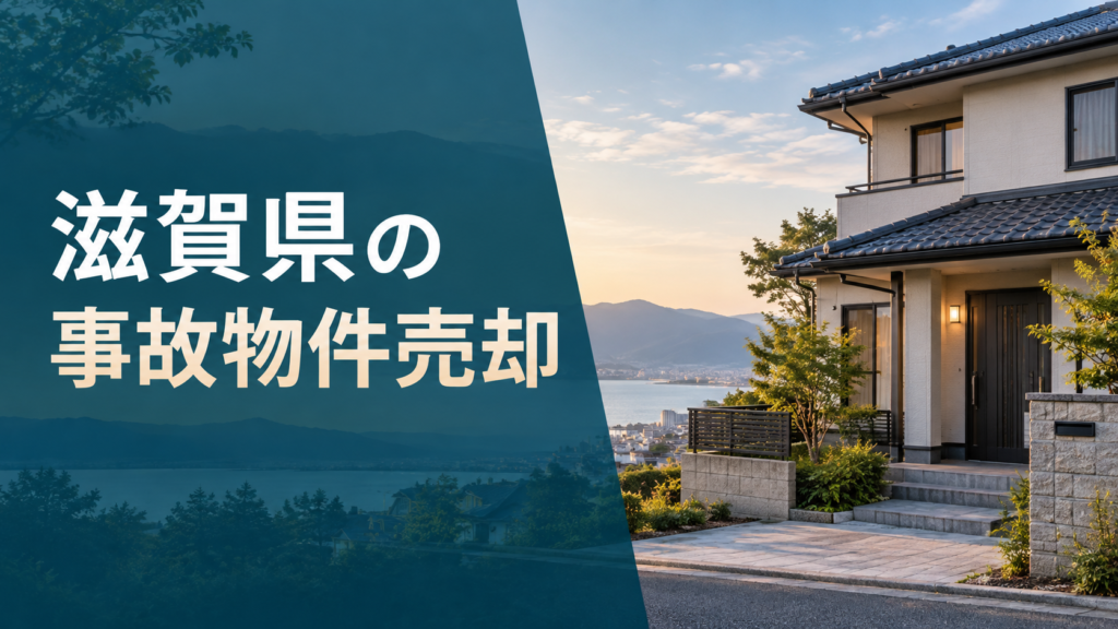 滋賀県の事故物件売却のアイキャッチ画像