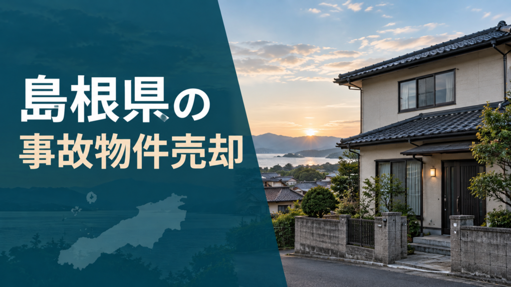 島根県の事故物件売却のアイキャッチ画像