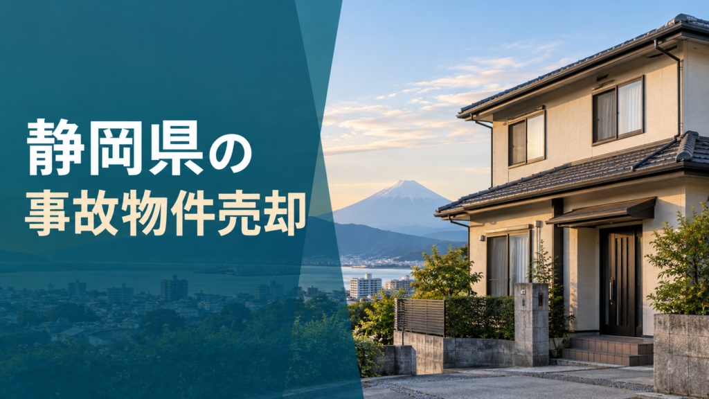 静岡県の事故物件売却のアイキャッチ画像