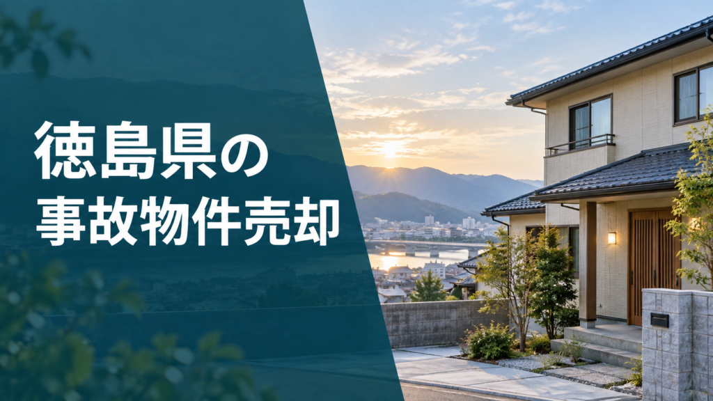 徳島県の事故物件売却のアイキャッチ画像