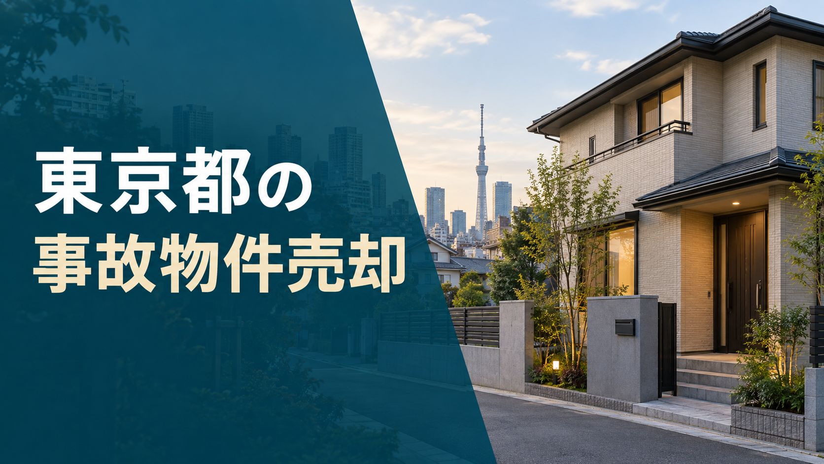 東京都の事故物件売却のアイキャッチ画像