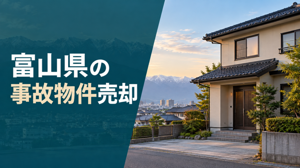 富山県の事故物件売却のアイキャッチ画像