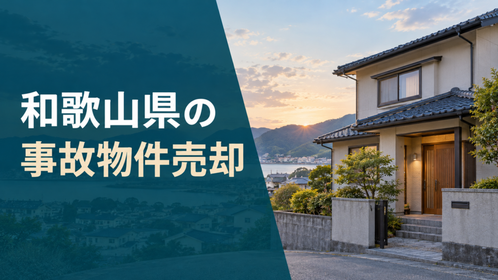 和歌山県の事故物件売却のアイキャッチ画像