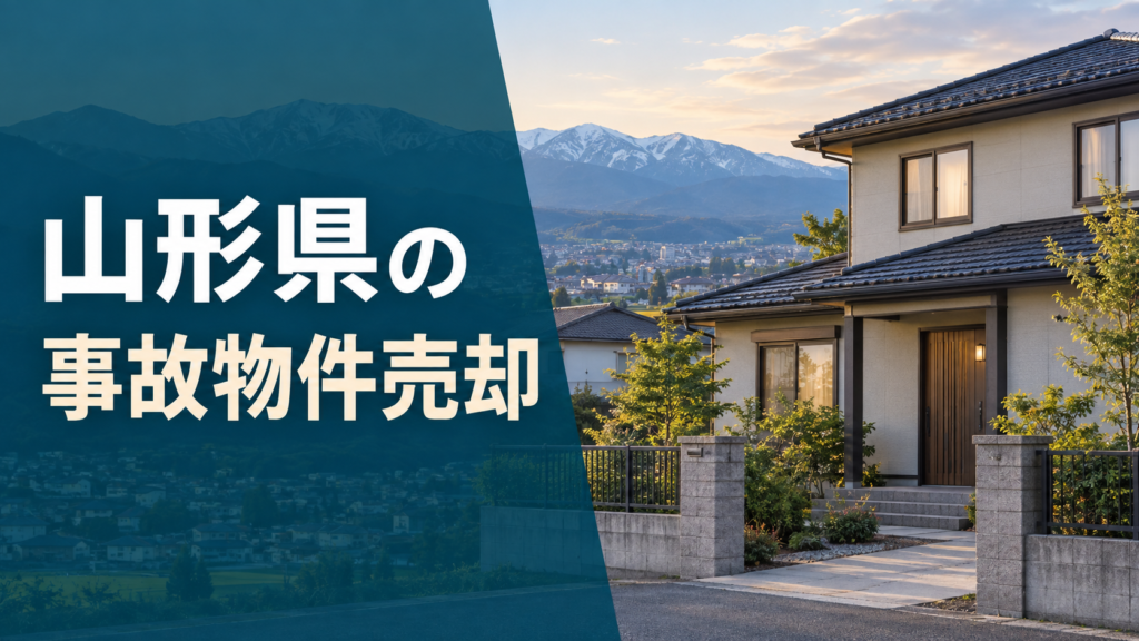 山形県の事故物件売却のアイキャッチ画像