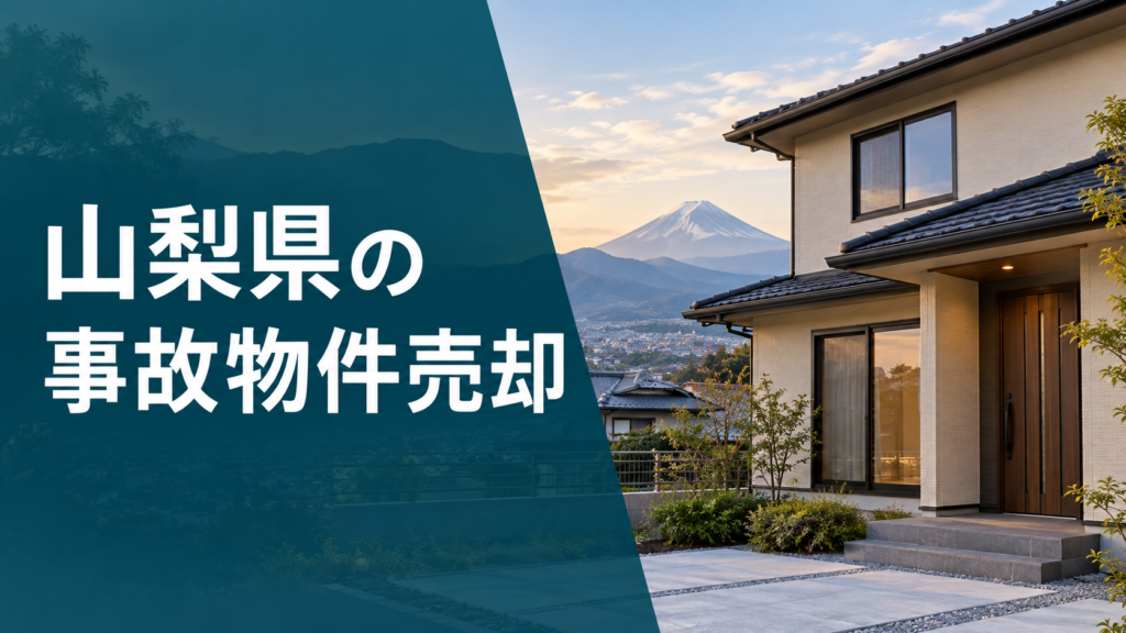山梨県の事故物件売却のアイキャッチ画像