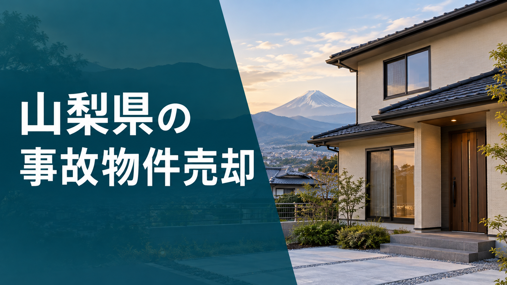 山梨県の事故物件売却のアイキャッチ画像