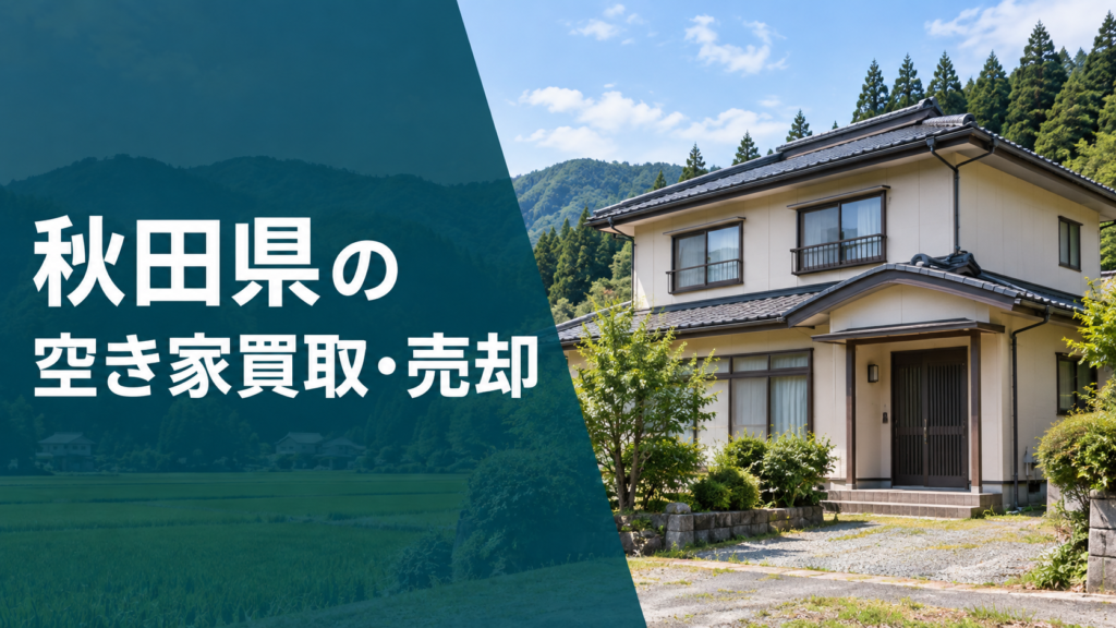 秋田県の空き家買取・売却のアイキャッチ画像