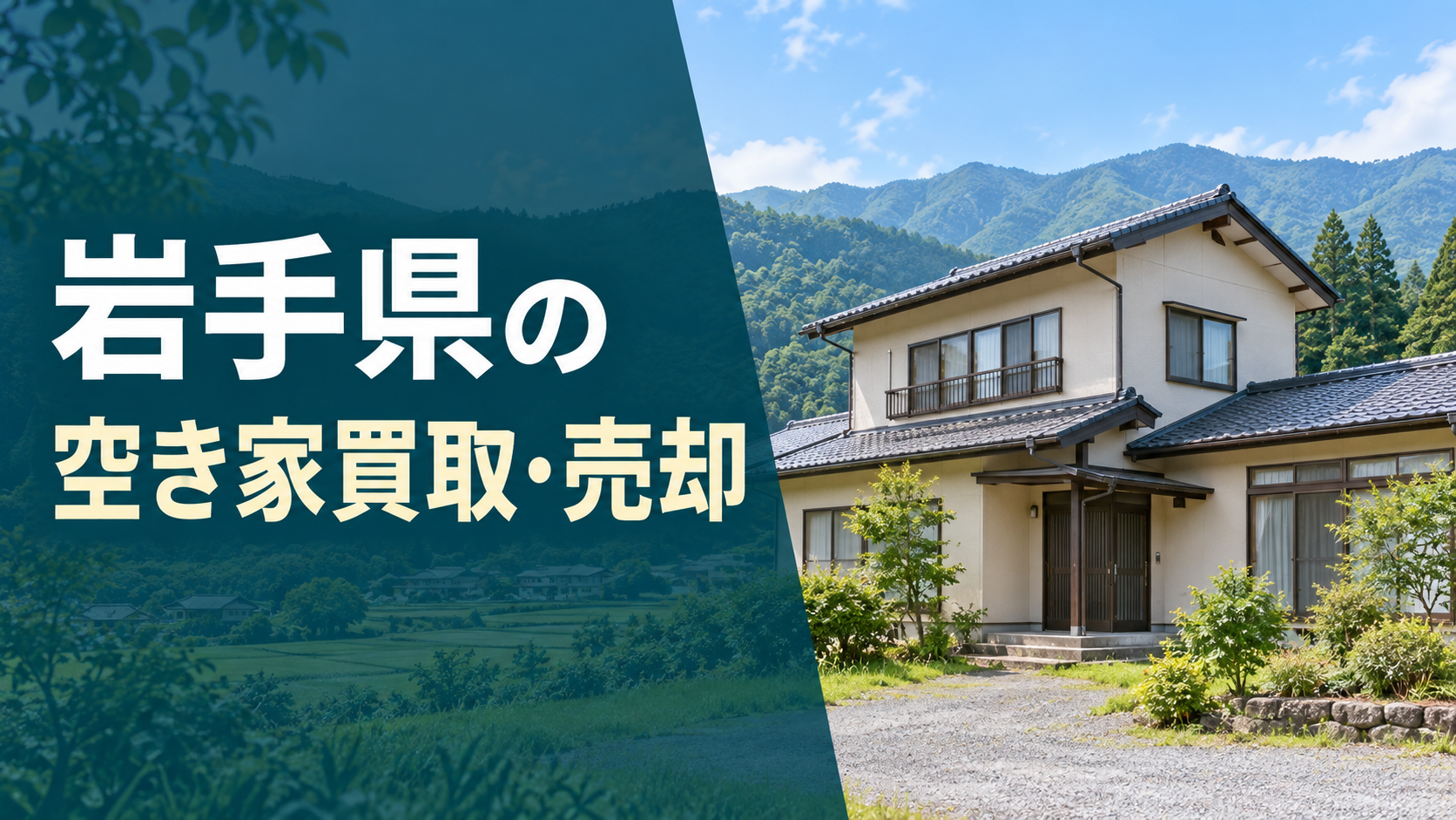 岩手県の空き家買取・売却のアイキャッチ画像