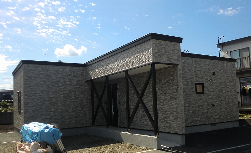 ハウスプラン札幌市の施工例 中庭のあるバリアフリー平屋 実例詳細