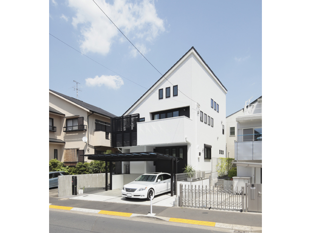 勾配天井を活かした開放感 贅沢な時間を楽しむ都市型住宅実例詳細